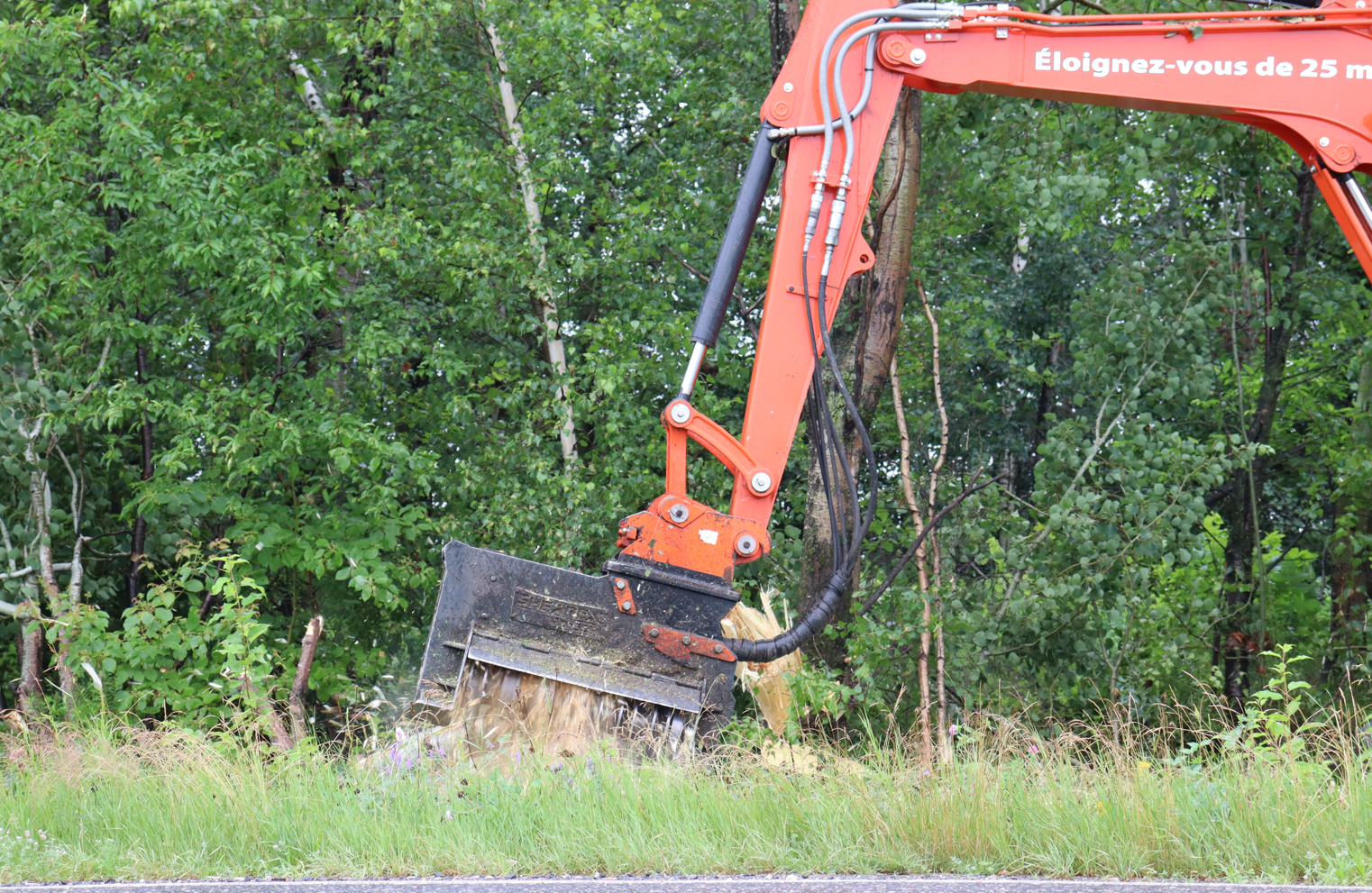 Shearex excavator mulcher VM-35 forestry mulcher