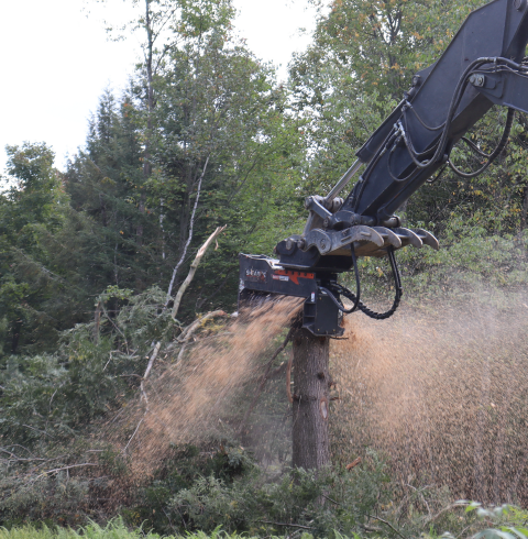 Shearex VM-60 Series excavator mulcher